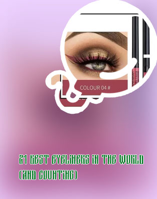 Matte finish liquid eyeliner