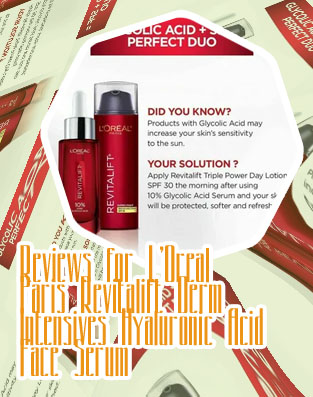 Revitalift derm intensives