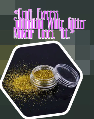 Sparkly makeup box