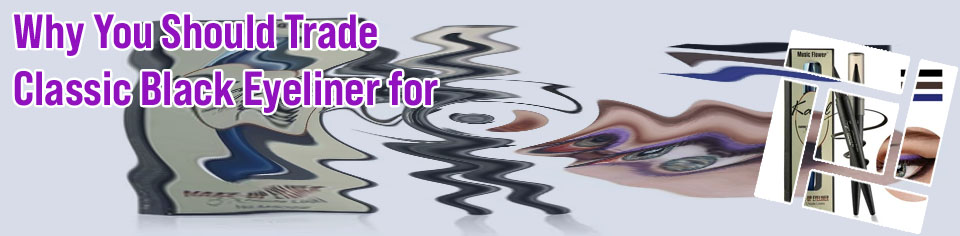 Waterproof eyeliner blue